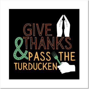 Thanksgiving turducken funny Posters and Art